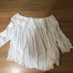 Off the shoulder long sleeve